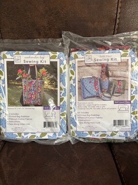 2 June Tailor Tote Trio and Weekender Bag sewing kit